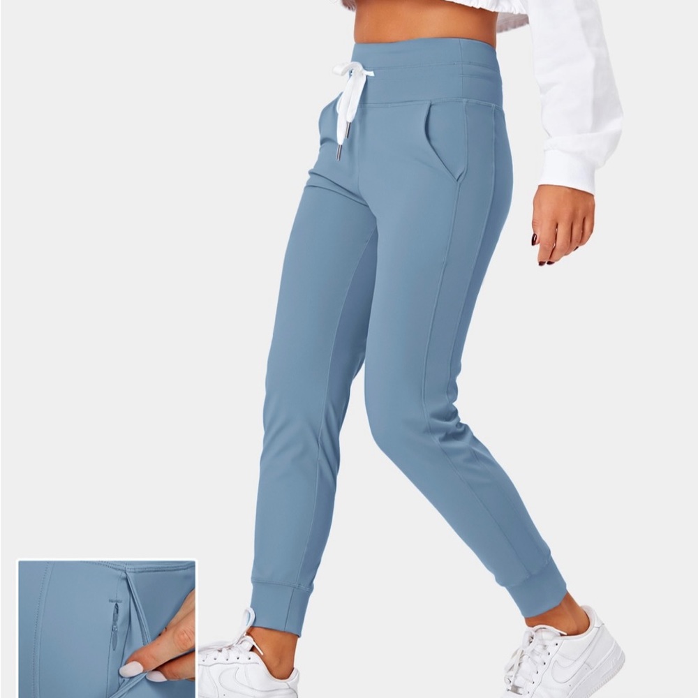 Halara Cloudful Air High Waisted Drawstring Side Pocket Full Length Joggers